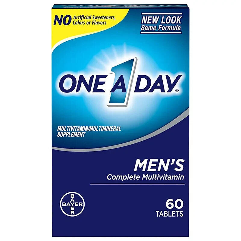 One A Day Men's Complete Multivitamin/mineral, 60 Tablets-06/2026