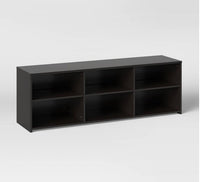
              Storage TV Stand for TVs up to 70" Black - Room Essentials LPFN977850
            