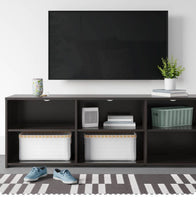 
              Storage TV Stand for TVs up to 70" Black - Room Essentials LPFN977850
            