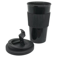 
              Mainstays 18 oz. Travel Cup with Ribbed Soft Grip, Single Cup, Rich Black 532ml
            