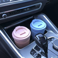 Mainstays 18 oz. Travel Cup with Ribbed Soft Grip, Single Cup, Rich Black 532ml