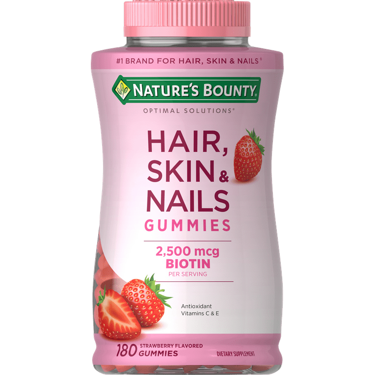 Nature ´s  Bounty Hair ,Skin & Nails Gummies with Biotin , 230 CT