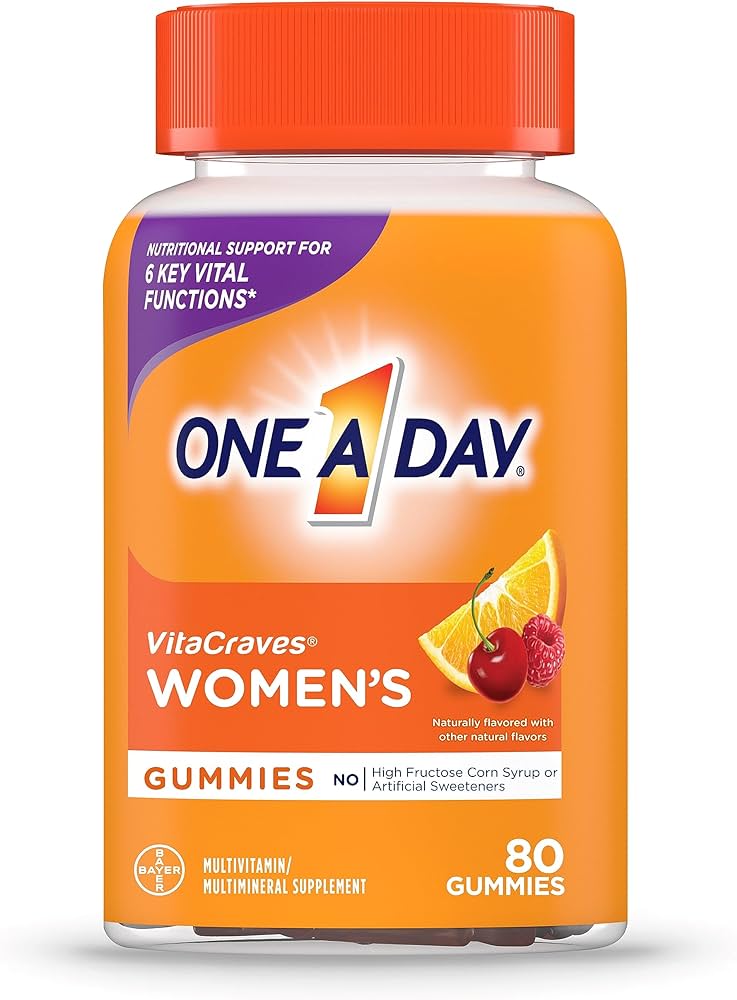 One A Day Multivitamin Gummies pour femmes, complète les vitamines , 80 pièces
