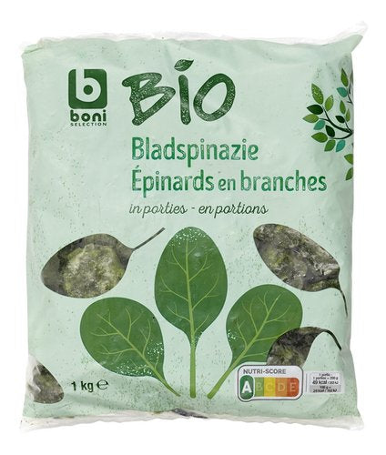 BONI BIO EPINARD BRANCHE 1KG