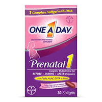 
              One A Day Women's Prenatal Vitamin 1 with DHA & Folic Acid Multivitamin Softgels:DLC: 09/2026
            