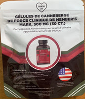 
              Member's Mark Clinical Strength 500mg Cranberry Dietary Supplement Packs (30-Cranberry Naturally Helps Your Body
            