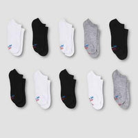 Hanes Boys' 20pk Super No Show Athletic Socks - Colors May Vary M (Please be advised that sets may be missing pieces or otherwise incomplete.)