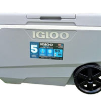 Hielera Igloo Maxcold Latitude Roller 5 Days Cooler 90Qt (85 L) 137