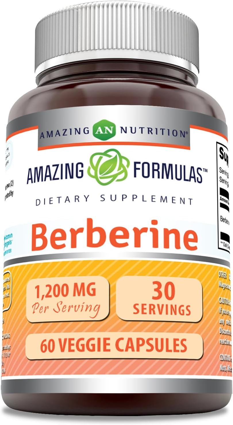 Amazing Formulas – Berberine 1000 mg, 60 capsules