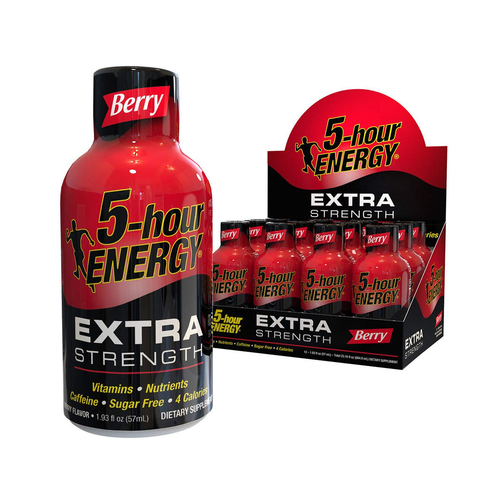 5 Hour Energy Shot Extra Strength Berry
