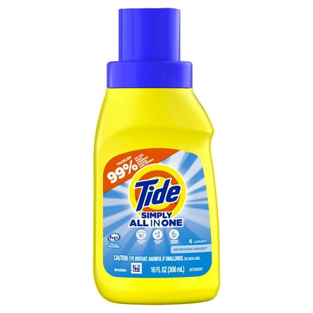 détergent à lessive liquide Tide Simply Clean & Fresh Refreshing Breeze 6 brassées