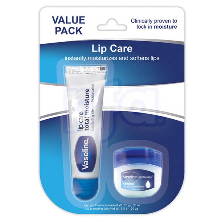 Vaseline Lip .35Oz + Jelly .2Oz