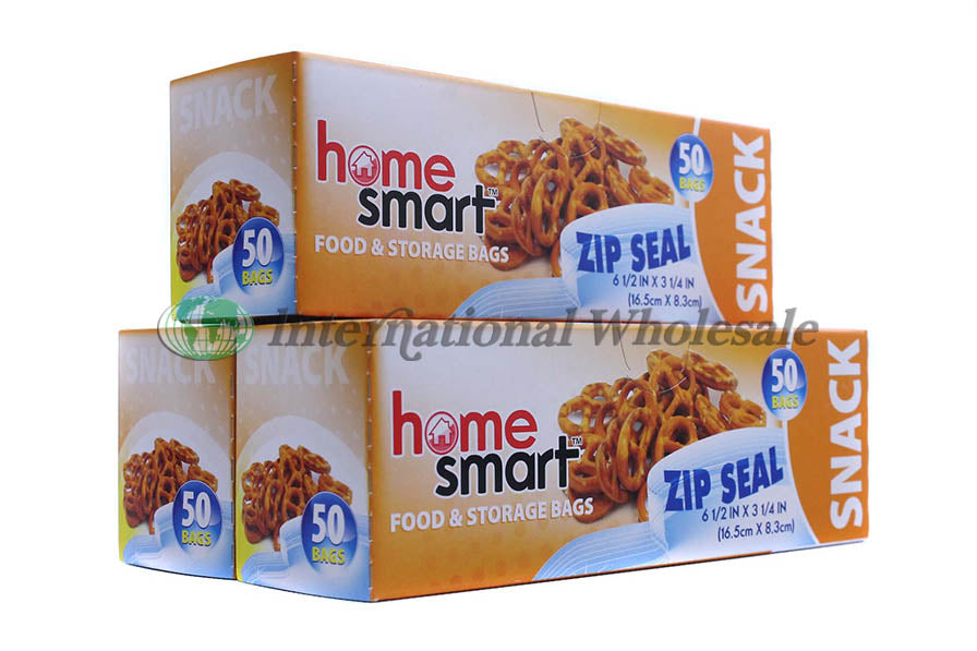 Snack Bag Zipper H.S.24Ct/40Pcs