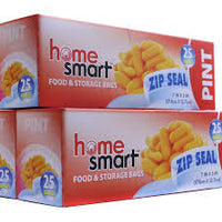 Pint Zipper Bag H.S.24Ct/20Pcs