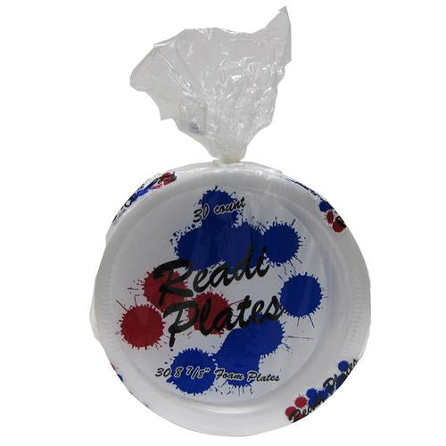 Foam Plates Readi 8In 8/7 24Ct/30Pk