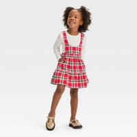 Toddler Girls' Plaid Skirtall Set - Cat & Jack 18M (Please be advised that sets may be missing pieces or otherwise incomplete.)