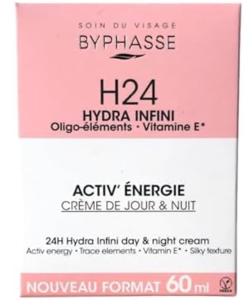 yphasse H24 Hydra Infini Crème de Jour et Nuit 60ml