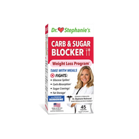 
              Dr Stephanie's Carb & Sugar Blocker, Weight Management & Blood Sugar Health Supplement - Chrome et berbérine DLC: DEC25
            