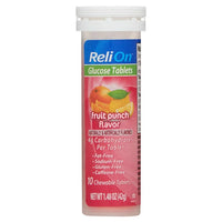 
              Comprimés de glucose ReliOn Fruit Punch, 10 unités DLC: DEC25
            