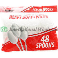 Cutlery Bag White Spoons 24/48Pk