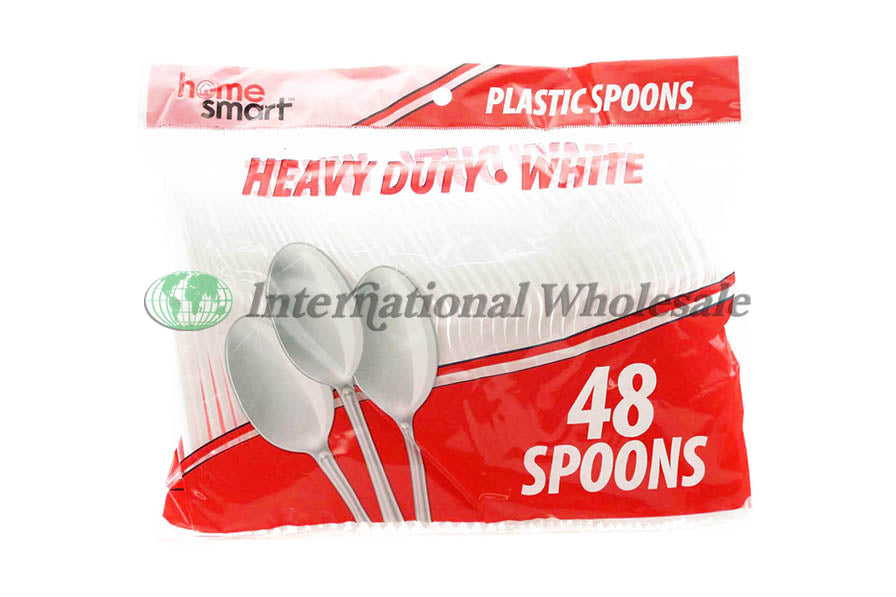 Cutlery Bag White Spoons 24/48Pk