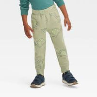 Toddler Boys' Pull-On Plush Micro-Fleece Jogger Pants - Cat & Jack Green 5T