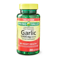 
              Spring Valley Ail Sans Odeur – 1 000 mg, 200 softgels DLC : février 2025
            