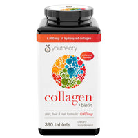 Youtheory Collagen Plus Biotin, 390 Tablets DLC : 04/2027