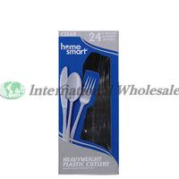 Cutlery Box Clear Forks 24/24Pk
