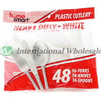 Cutlery Bag Clear Forks 48Pk
