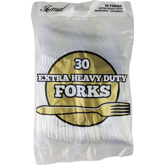 Plastic Spoon Clr Hvy Dty 30Ct