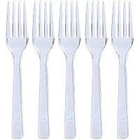Cutlery Bag Clear Combo 48Pk