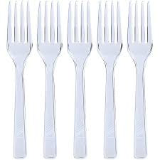 Cutlery Bag Clear Combo 48Pk