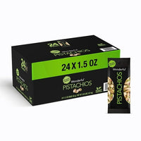 Pistaches délicieuses en coque, grillées et salées, sachet de 28 g (paquet de 24)