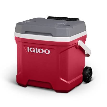 Glacière à 2 roues Igloo Latitude 16 pintes, rouge