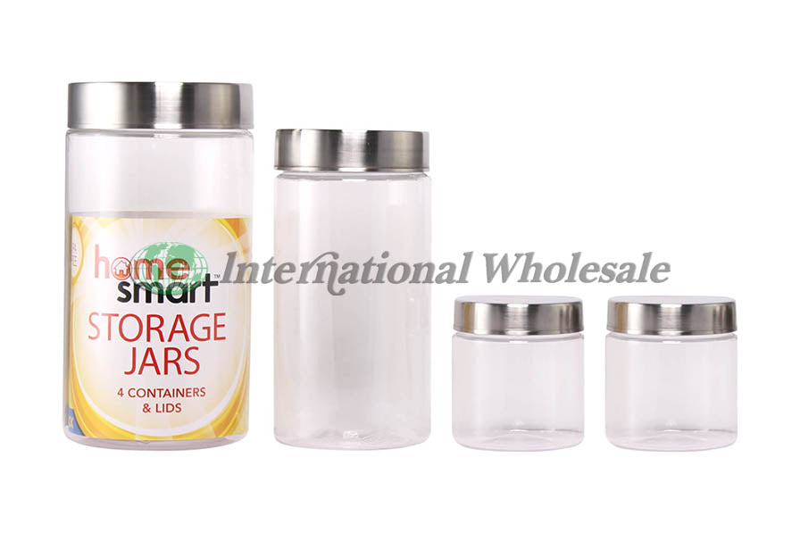 Home Smart Pet Jar Bottle Set 4Pcs