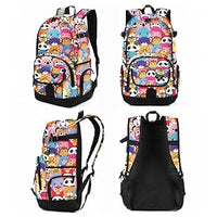 rickyh style Sac à dos d'école, sac de voyage pour homme et femme, sac à dos léger avec compartiments pour ordinateur portable