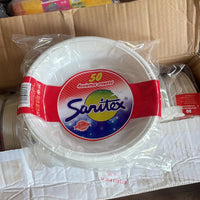 Assiette Getable Sanitex 50pcs