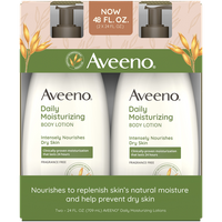Aveeno Active Naturals Daily Moisturizing Lotion, Twin Pack 20 OZ (709 ml)