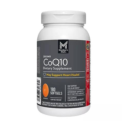 Member's Mark CoQ10 200 mg Complément alimentaire * l'énergie cellulaire 180 gélules