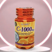Vitamine C acorbic 1000 mg 100 % authentique 30 comprimés DLC: 01/27