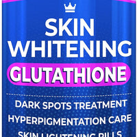 Glutathione Whitening Pills - 120 Capsules 2000mg Glutathione - Effective Skin Lightening Supplement - Dark Spots, Melasma & Acne Scar Remover, Hyperpigmentation Treatment - Anti-Aging Antioxidant LP
