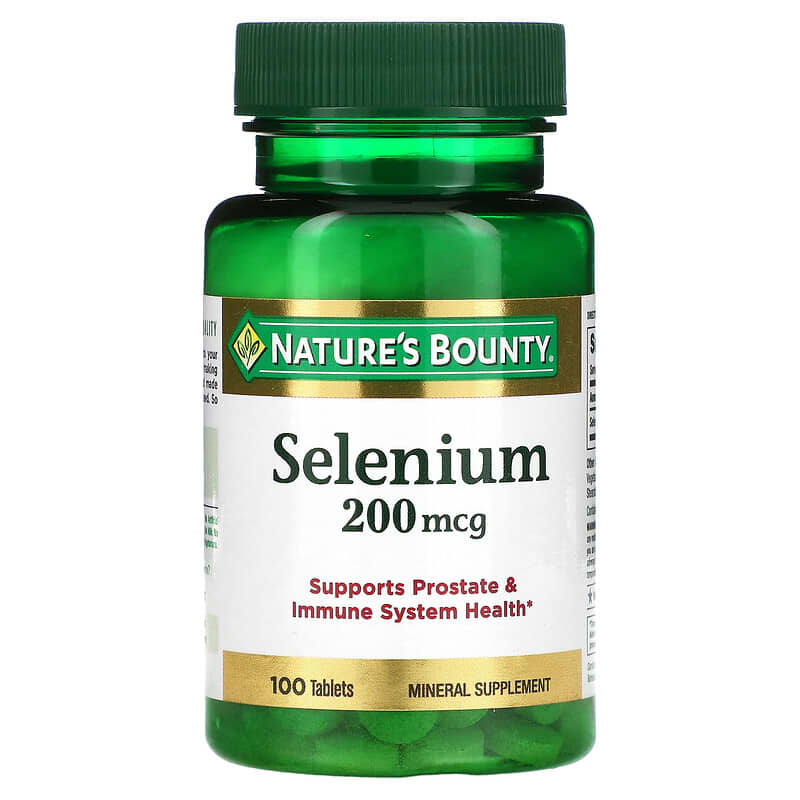 Nature's Bounty Sélénium 200 mcg 100 comprimés