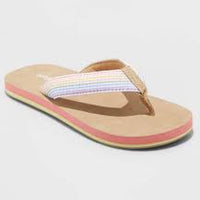Girls' Ava Slip-On Thong Sandals - Cat & Jackâ„¢ Tan L