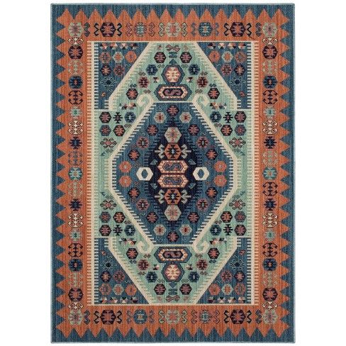 5x7 Buttercup Diamond Vintage Persian Style Woven Rug - Threshold (2m10 x 1m50)