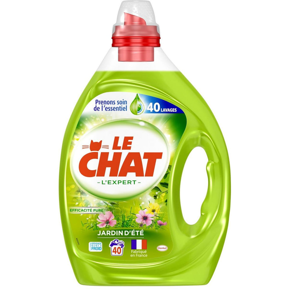 LE CHAT Lessive liquide jardin d'été 40 lavages 2L