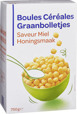Boules Céréales Saveur miel - Produits Blancs 750g DLC: 21-DEC23