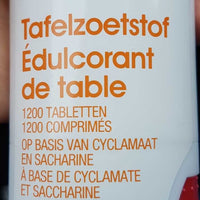 Edulcorant de table à base de cyclamate et saccharine 72 g SEPT25