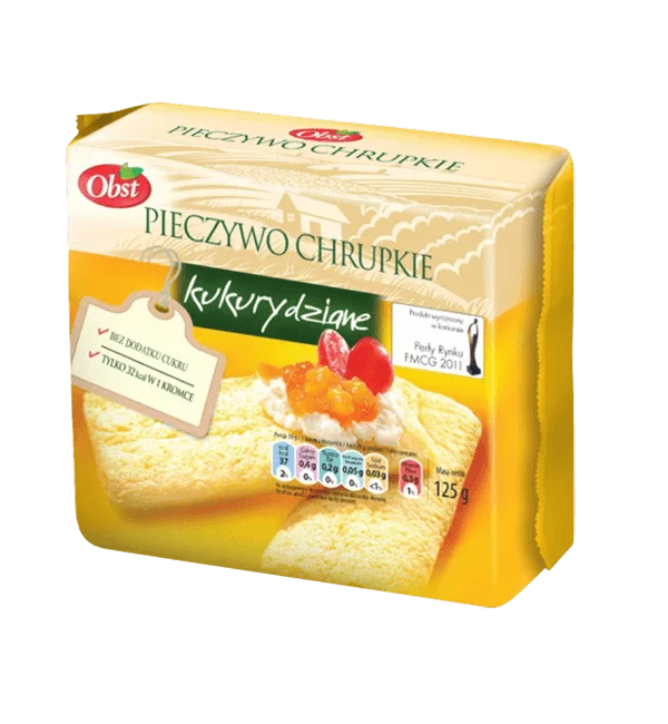 Corn crisp bread without sugar 125g DLC: 20-FEV24