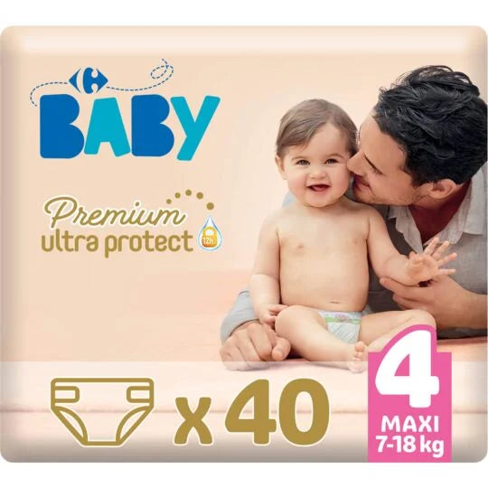 Couches Pants taille 5 : 12-18 kg CARREFOUR BABY le paquet de 18